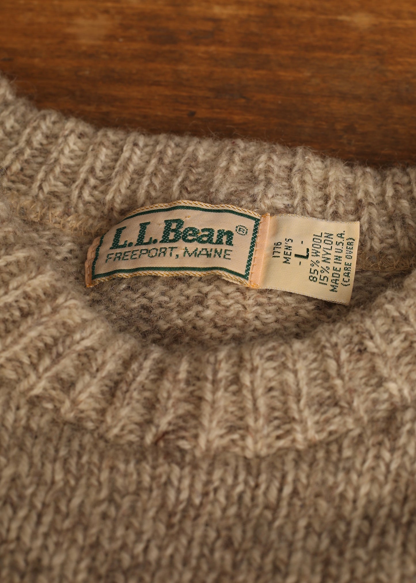 L.L. Bean Ragg Wool Sweater