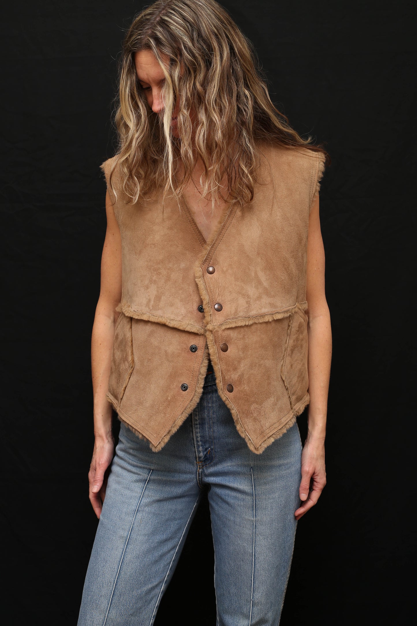 1960's Sheepskin Vest