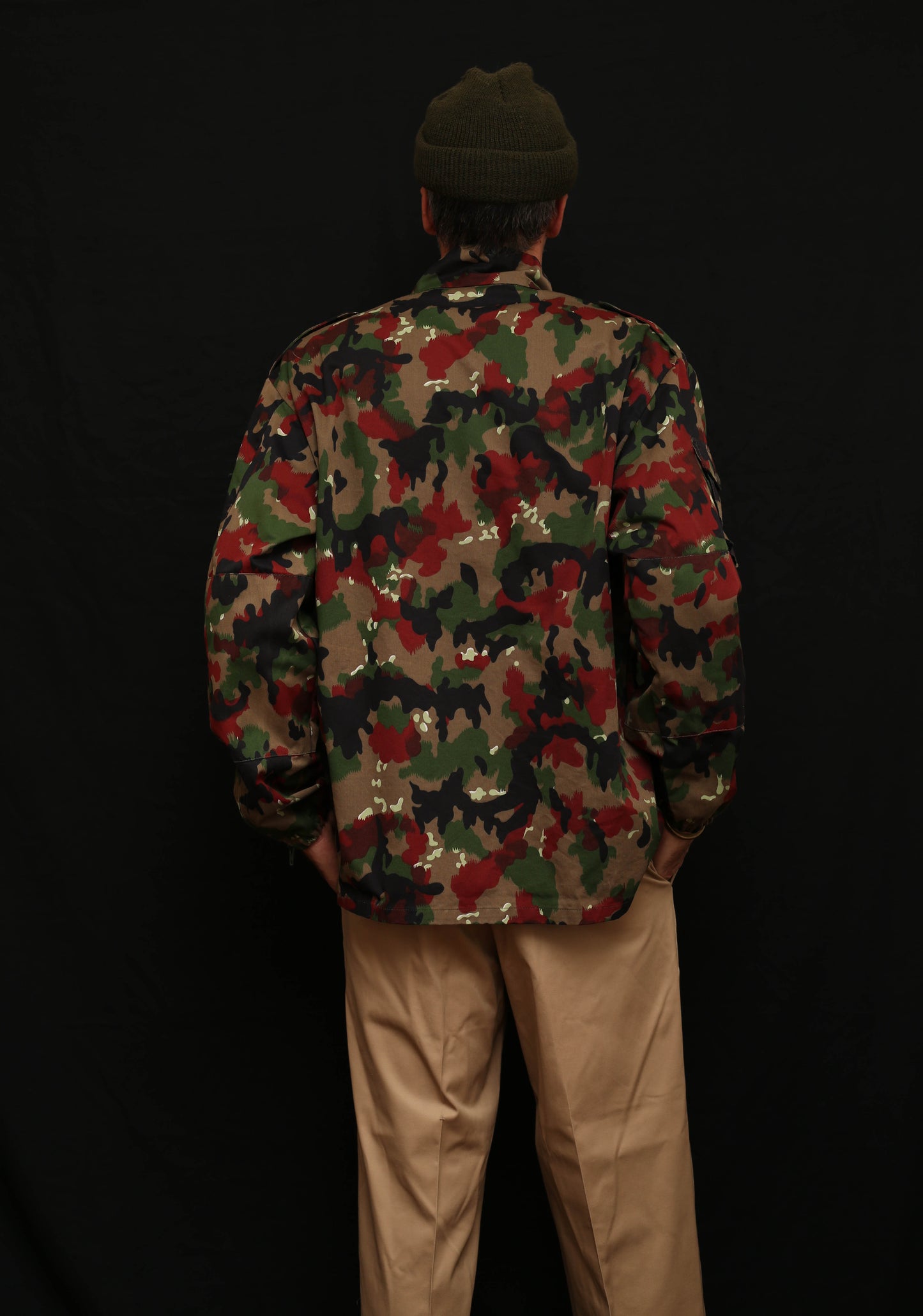 Fur Industriewasche Swiss Pizza Camo Jacket