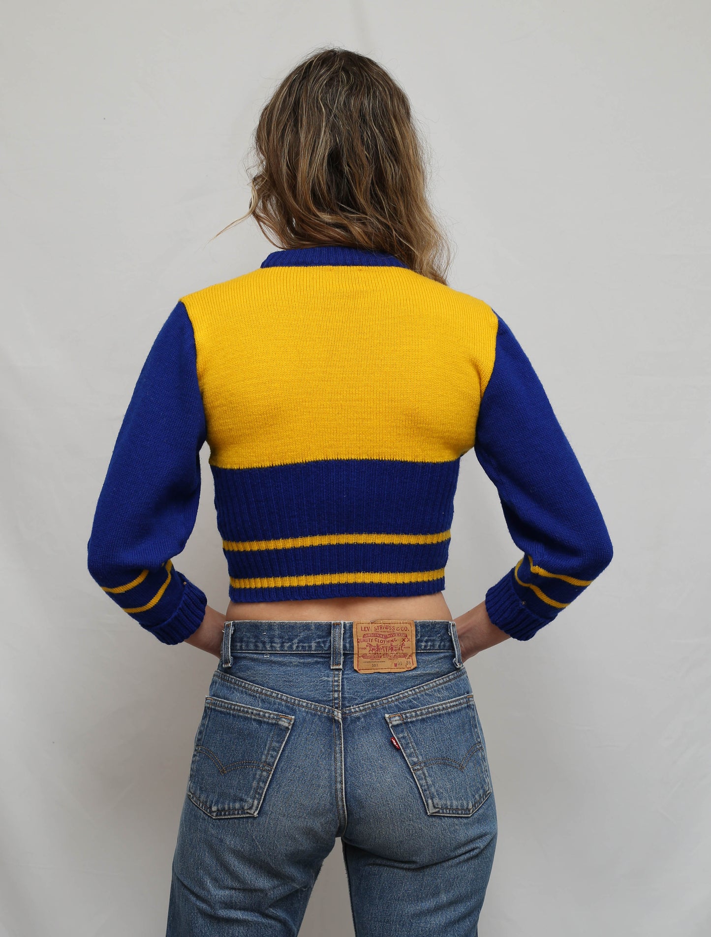 1970's Cheerleader Jumper Wool Sweater