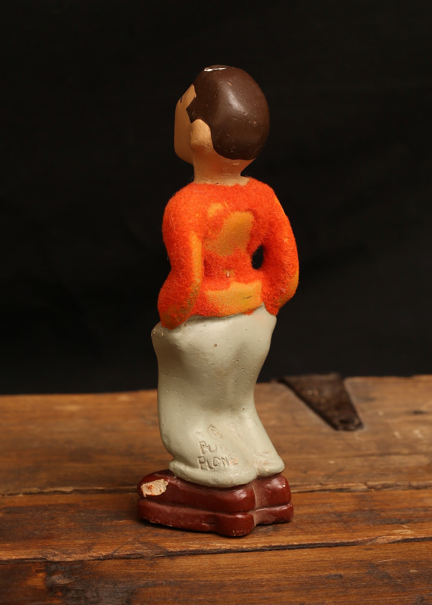 1950s Varsity Vic Champion Chalkware Figurine