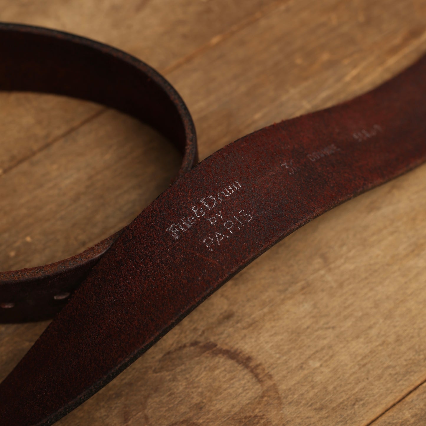 Fife & Drum By Paris Leather Belt