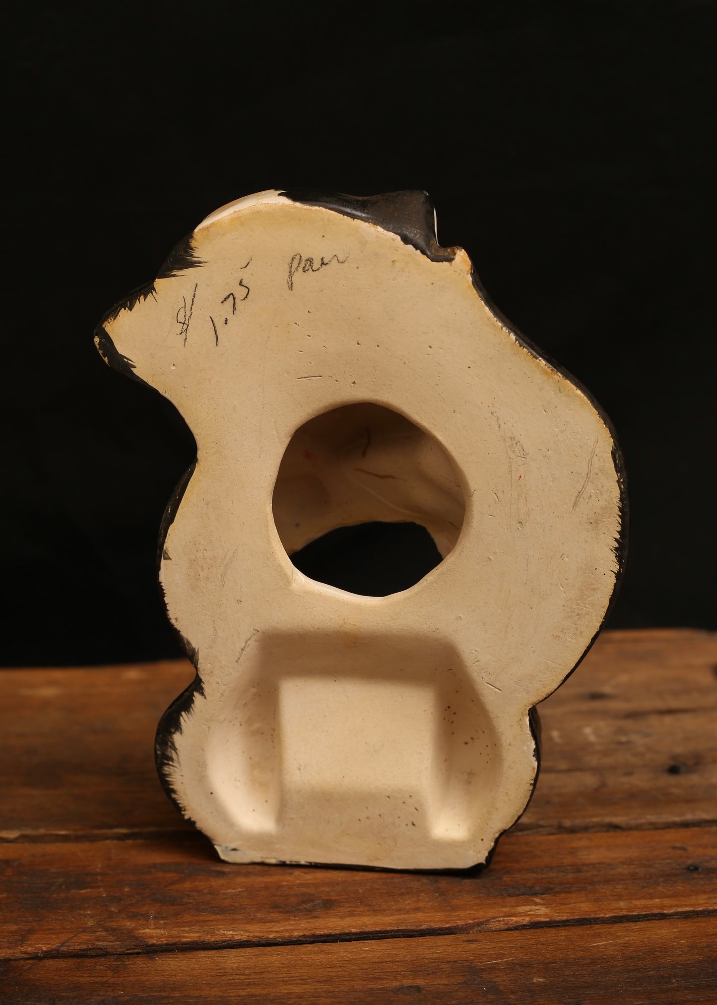 Ceramic Skunk Toothpick Holder