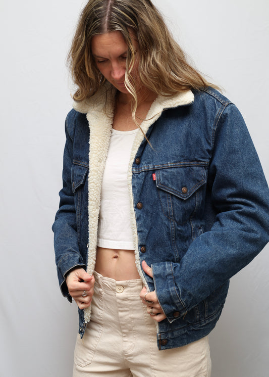 Levi’s Sherpa Lined Denim Trucker Jacket