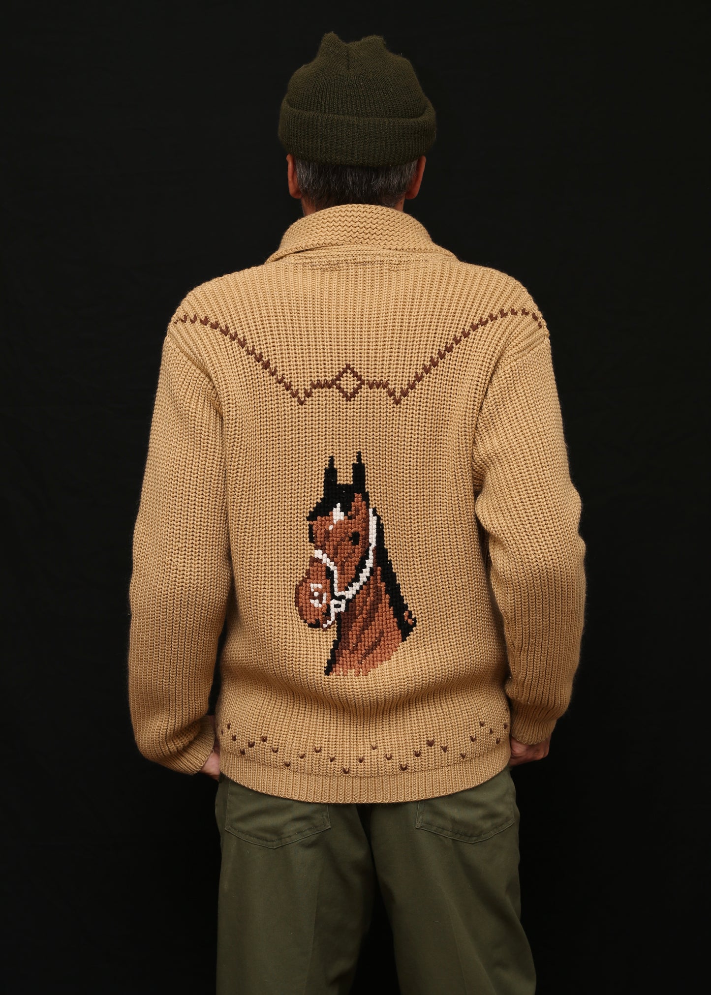 Cowichan H Bar Ranch Horse Sweater