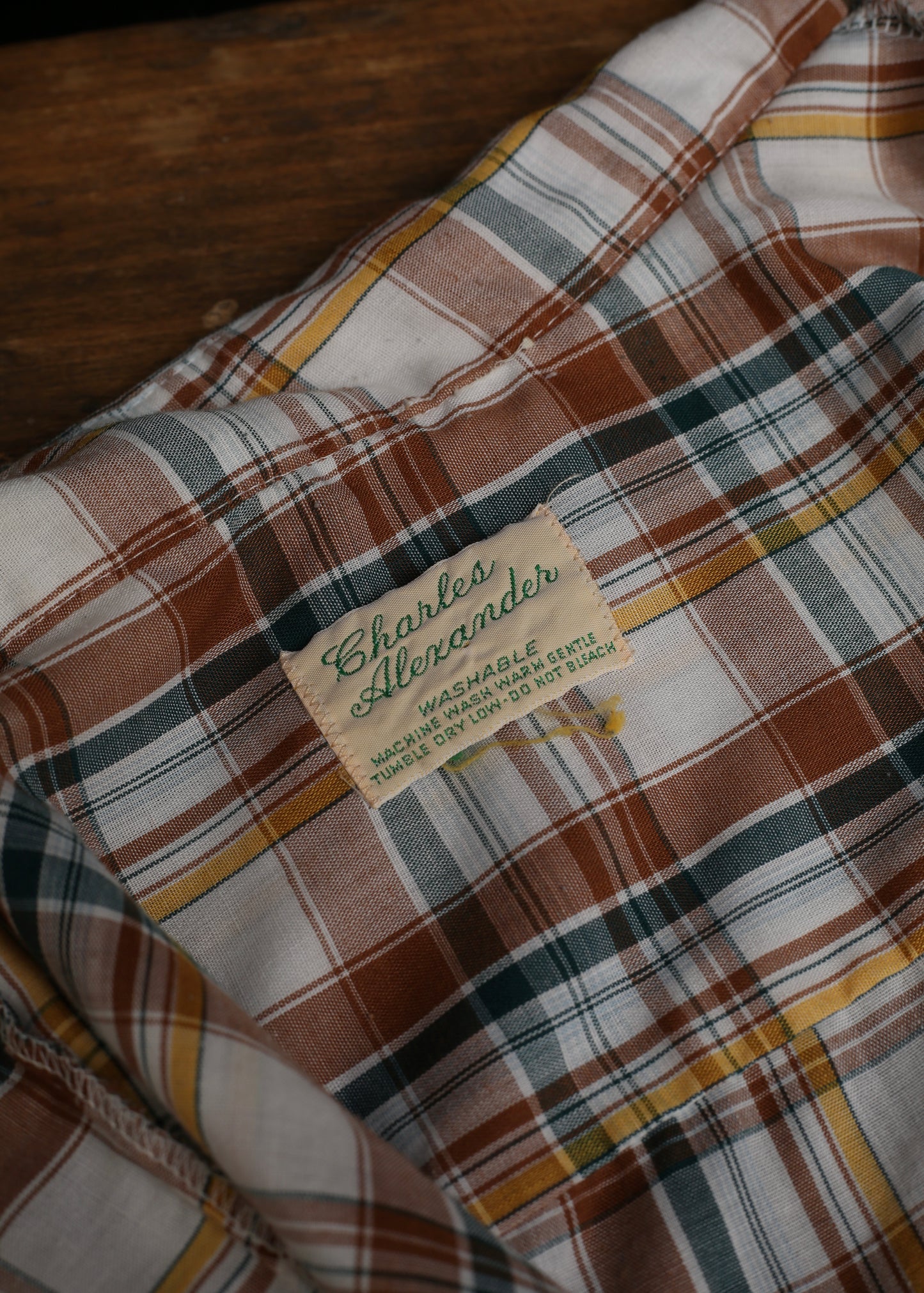 Charles Alexander Plaid Button Up