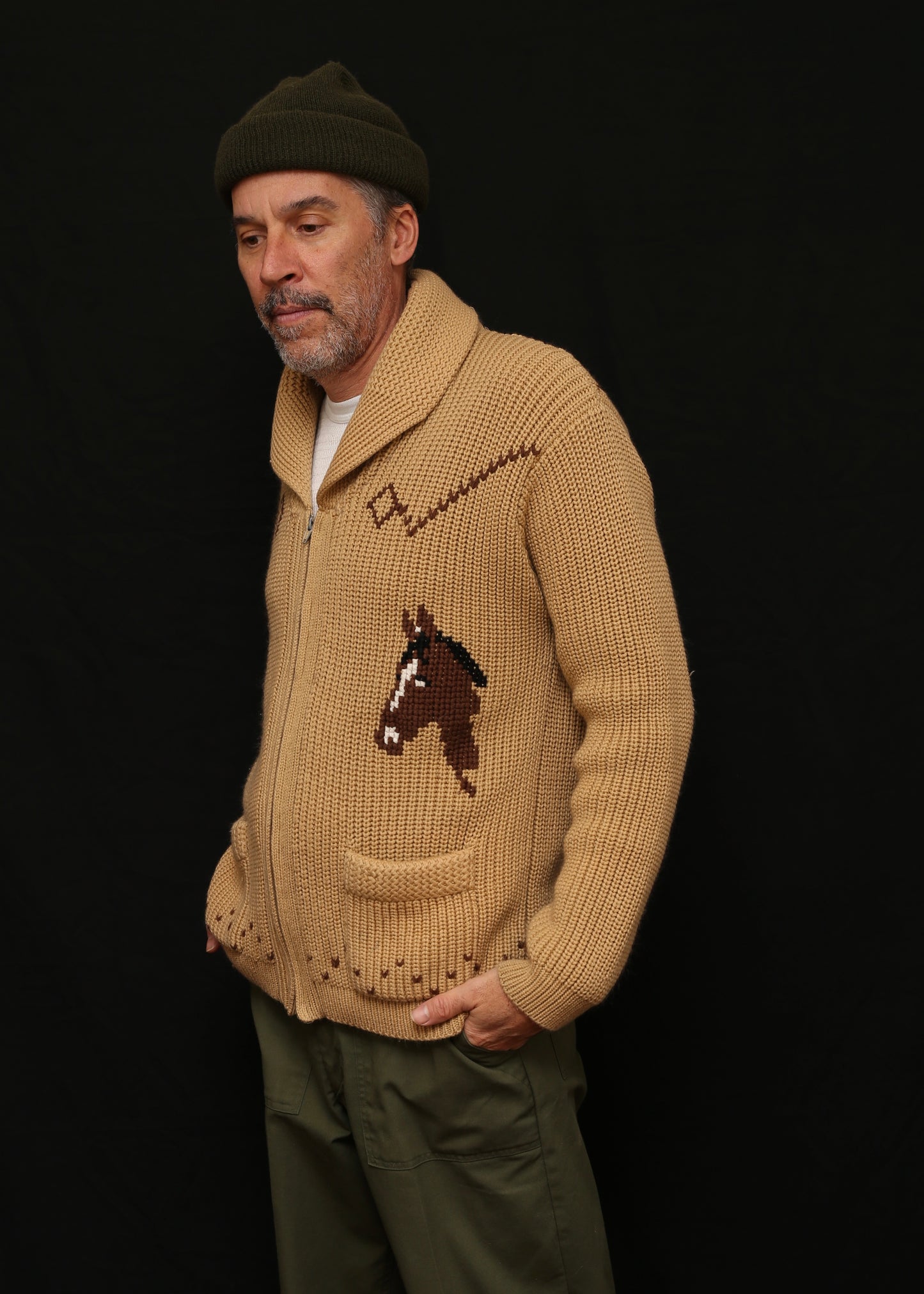 Cowichan H Bar Ranch Horse Sweater