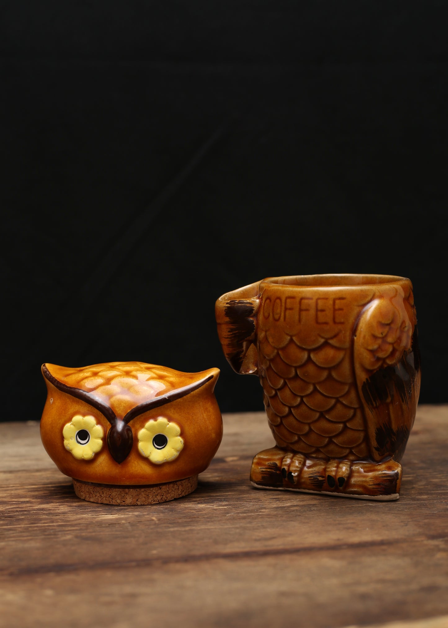 Owl Ceramic Coffe Container