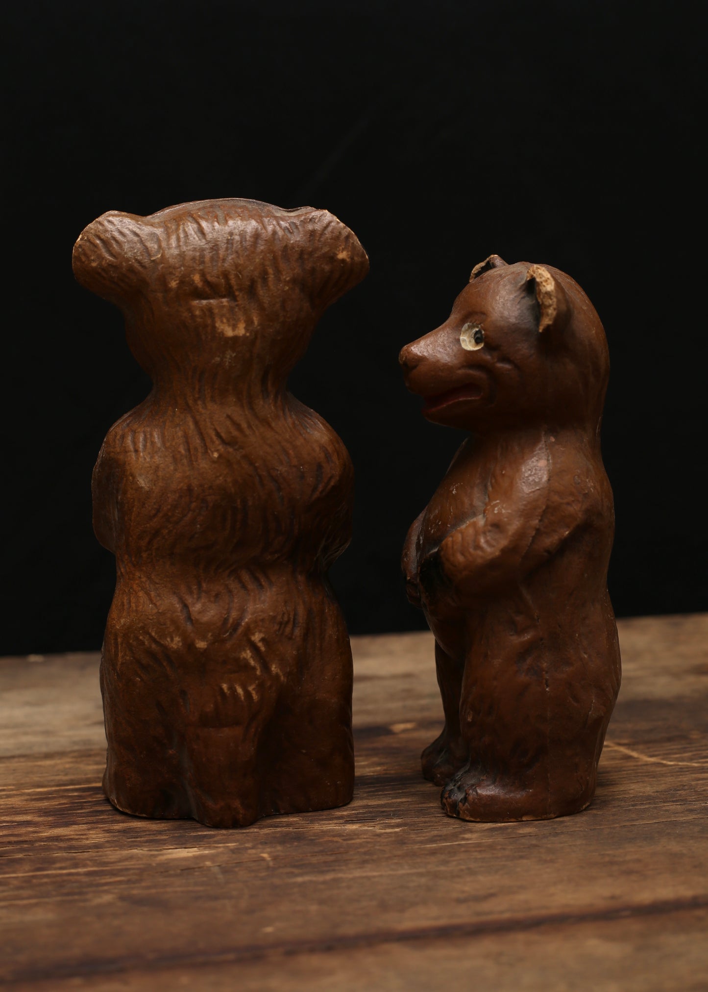 1940s Paper Mache Folk Art Bears