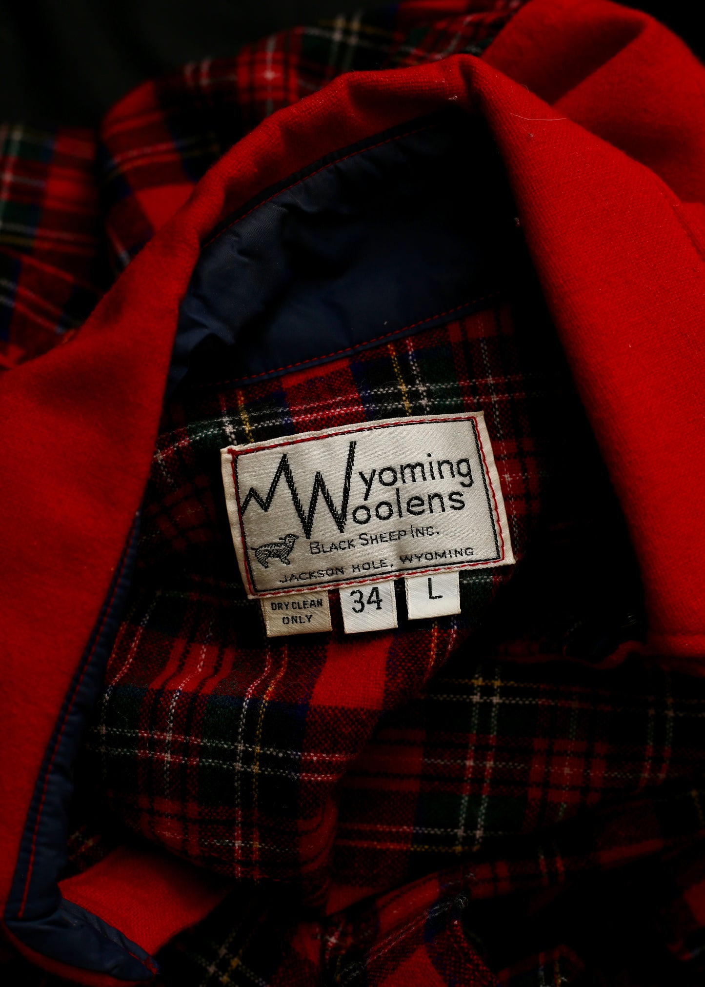 Wyoming Woolens Black Sheep Wool Flannel